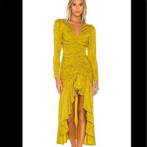 Lovers + Friends  Cairo dress in citron color L